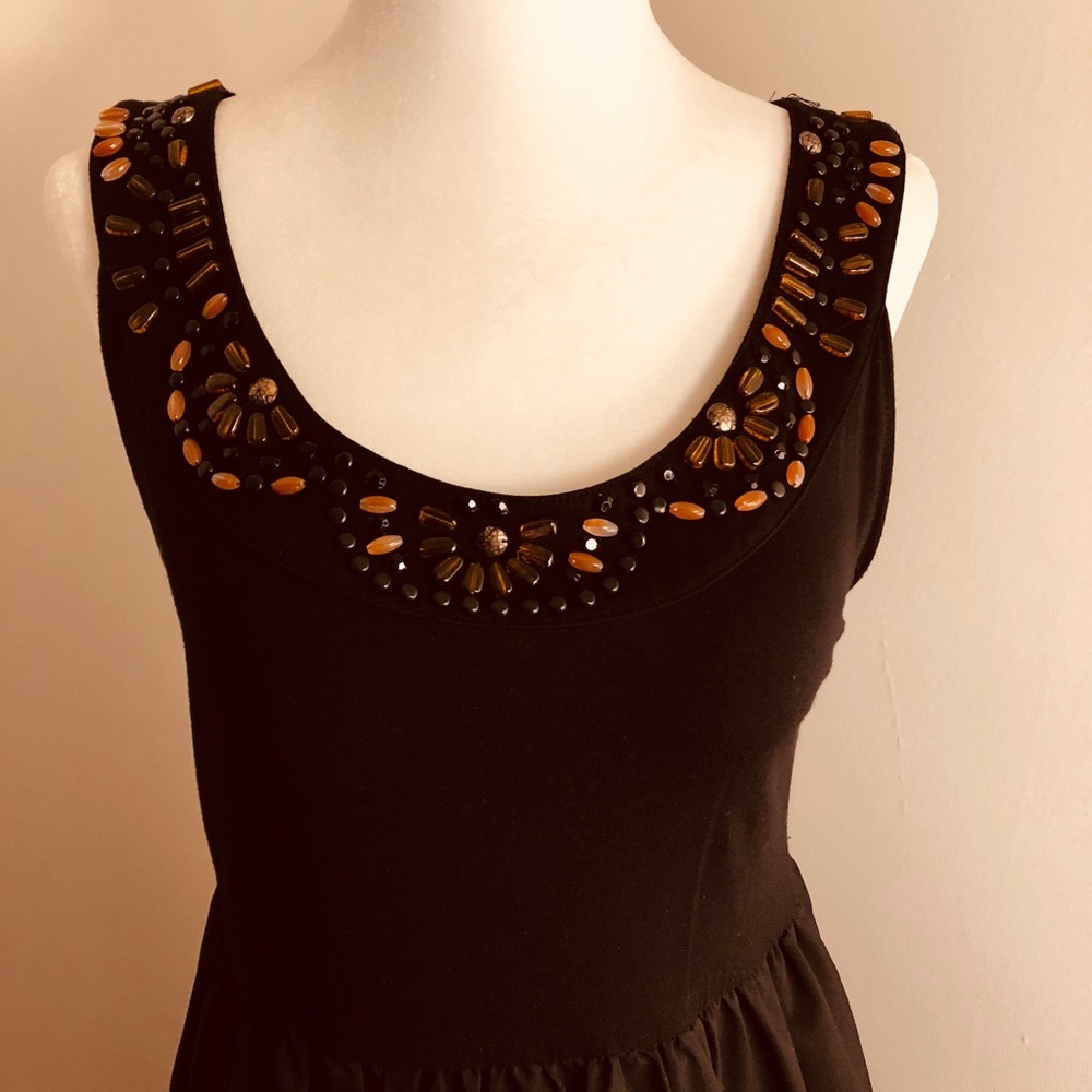 DKNY Beaded Jewel Dress